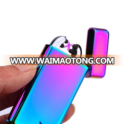 Smoking Accessories DAE metal USB Lighters, double arc lighter in rechargeable battery